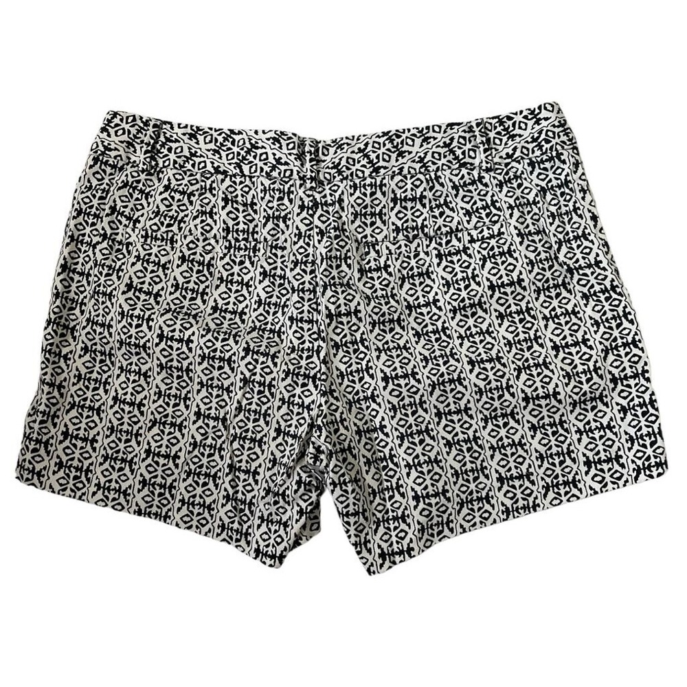 Banana Republic Women Size 6 Shorts Chino Blue White 23-13